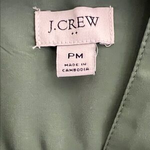 J. Crew Sage Green Blouse